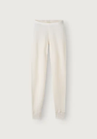 Leggings i merinoull/silke til barn