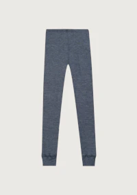 Leggings i merinoull/silke til barn