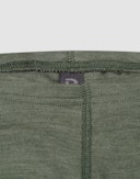 Children's merino wool/silk leggings Jade green