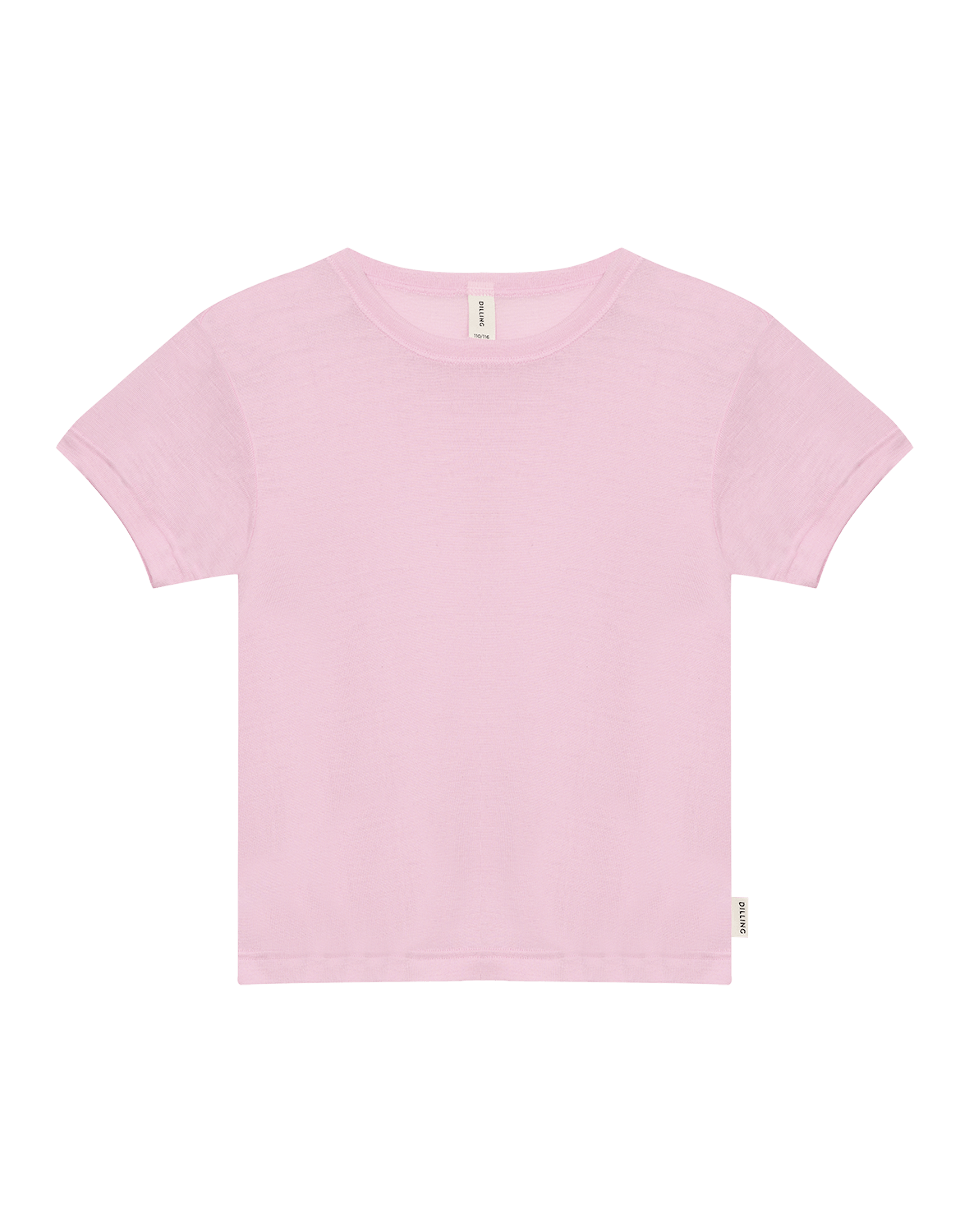 T-shirt in merinowol/zijde voor kinderen