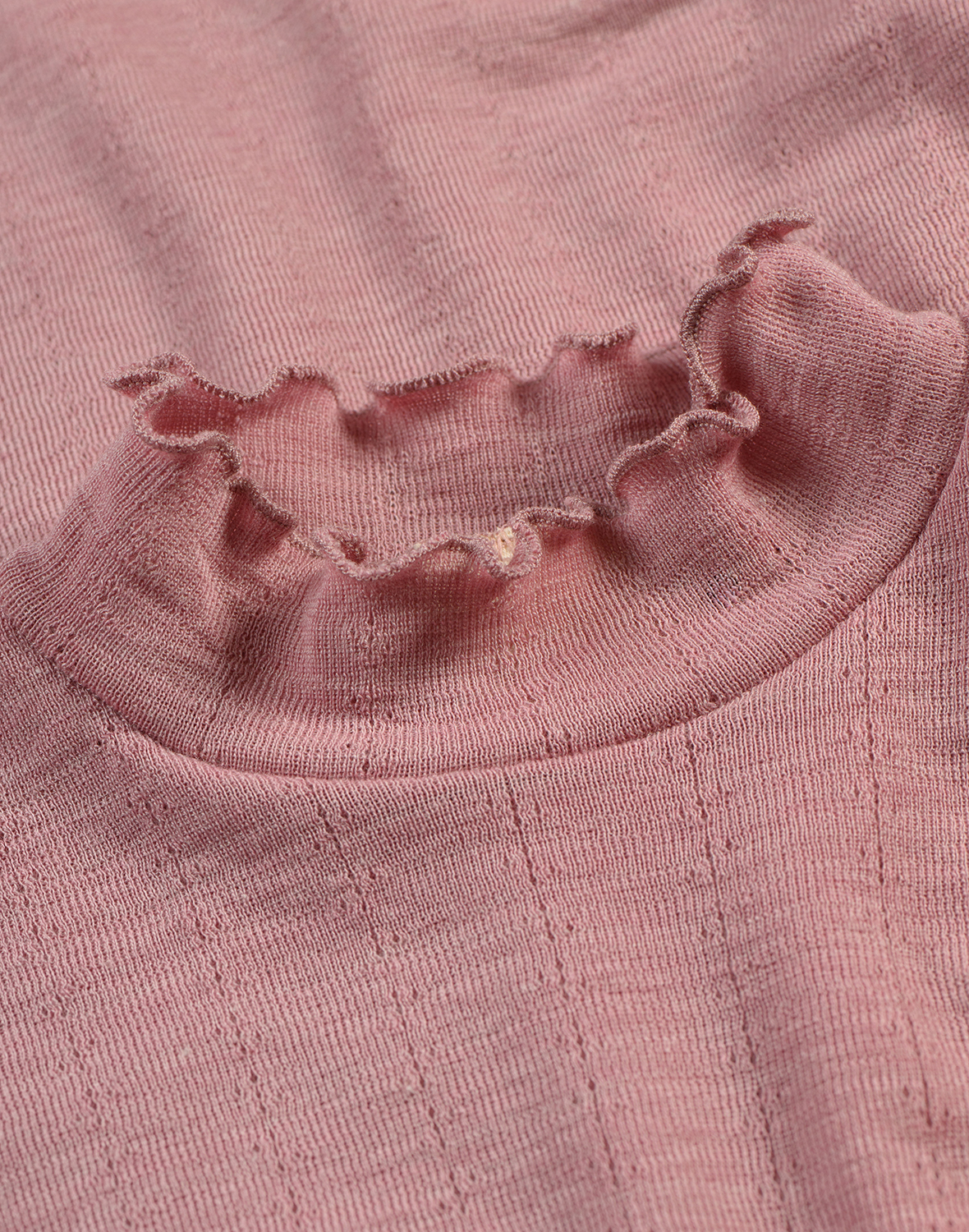 High neck long sleeve top with babylock 4