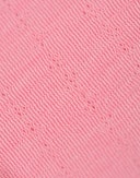 Children's merino wool/silk pointelle leggings  Peonies pink
