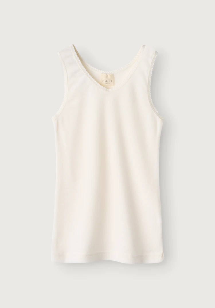 Singlet med blonder