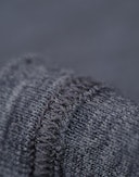 Bluse med knapper i merinould til børn Blågråmelange 4
