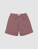 Children’s shorts in merino wool Grape