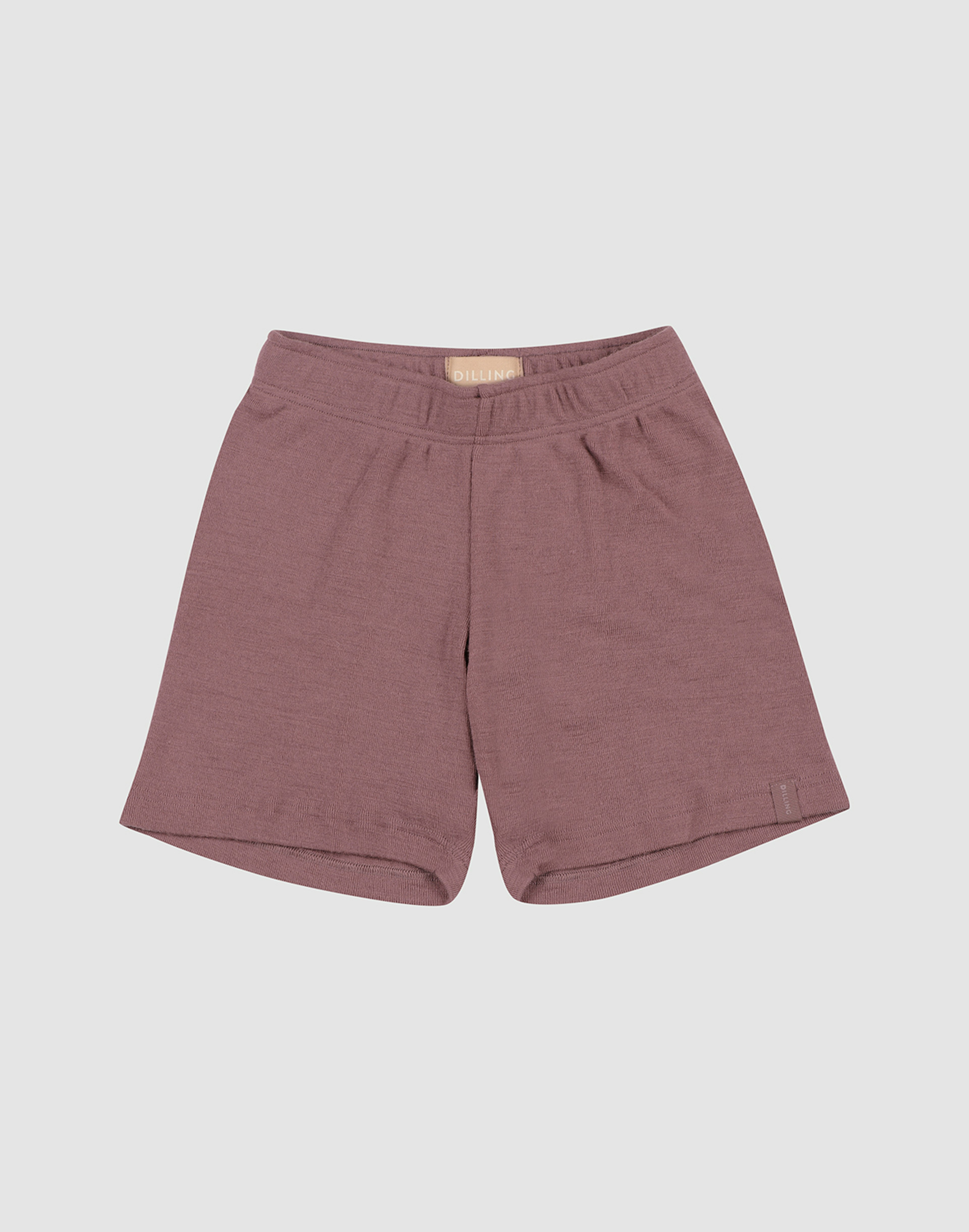 Children’s shorts in merino wool Grape