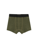 Boksershorts i merinoull til barn Mørkegrønnmelert