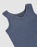 Tanktopp i merinoull til barn Tordenblå