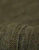 Children's merino wool tank top Dark green melange