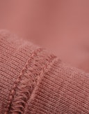 Kjole i merinoull til barn Mørk pink