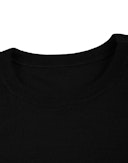 T-shirt van merinowol voor kinderen Zwart