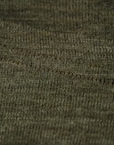 Leggings i merinould til børn Mørkegrønmelange