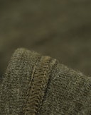 Leggings i merinould til børn Mørkegrønmelange
