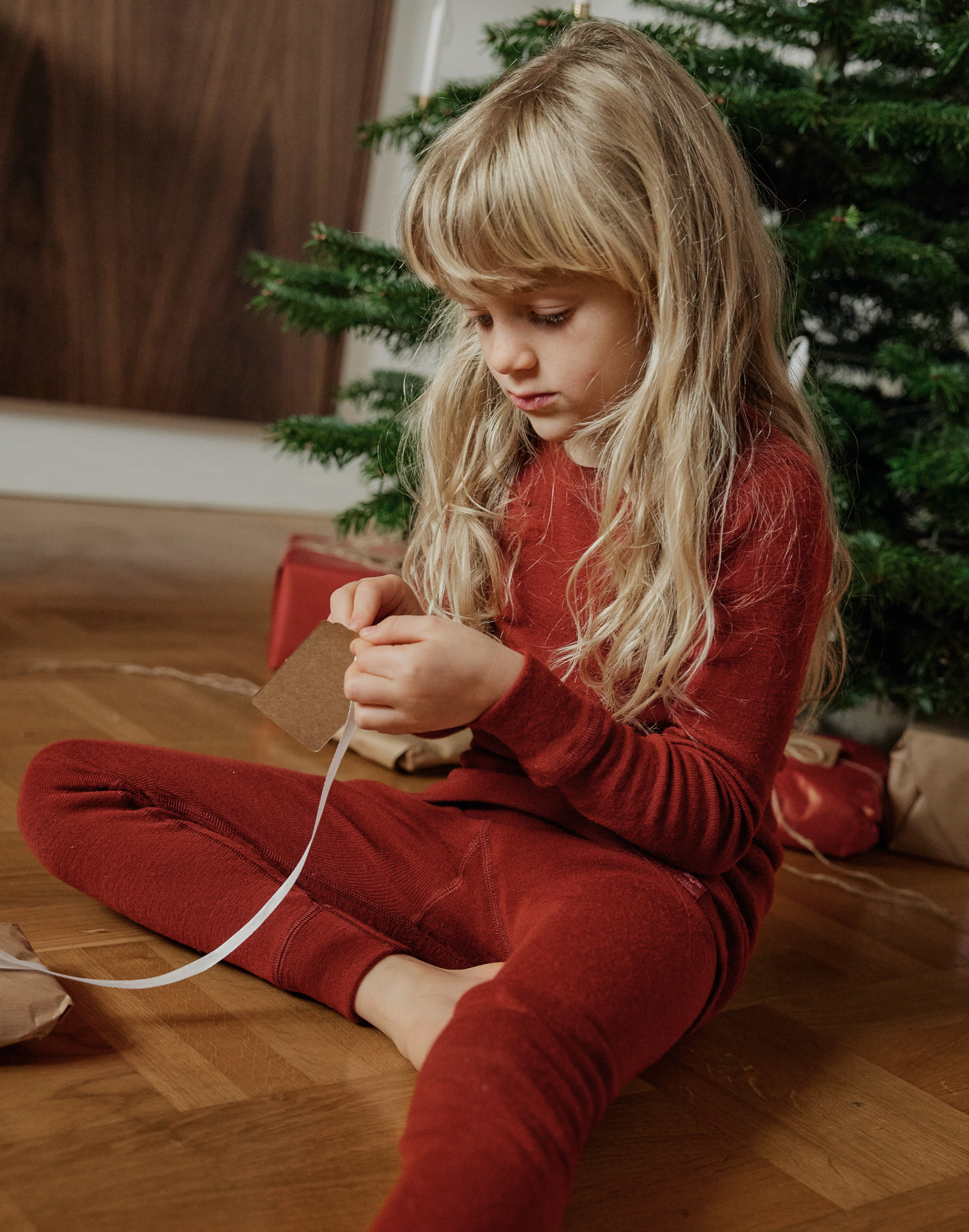 Leggings en laine merinos pour Enfant Dilling