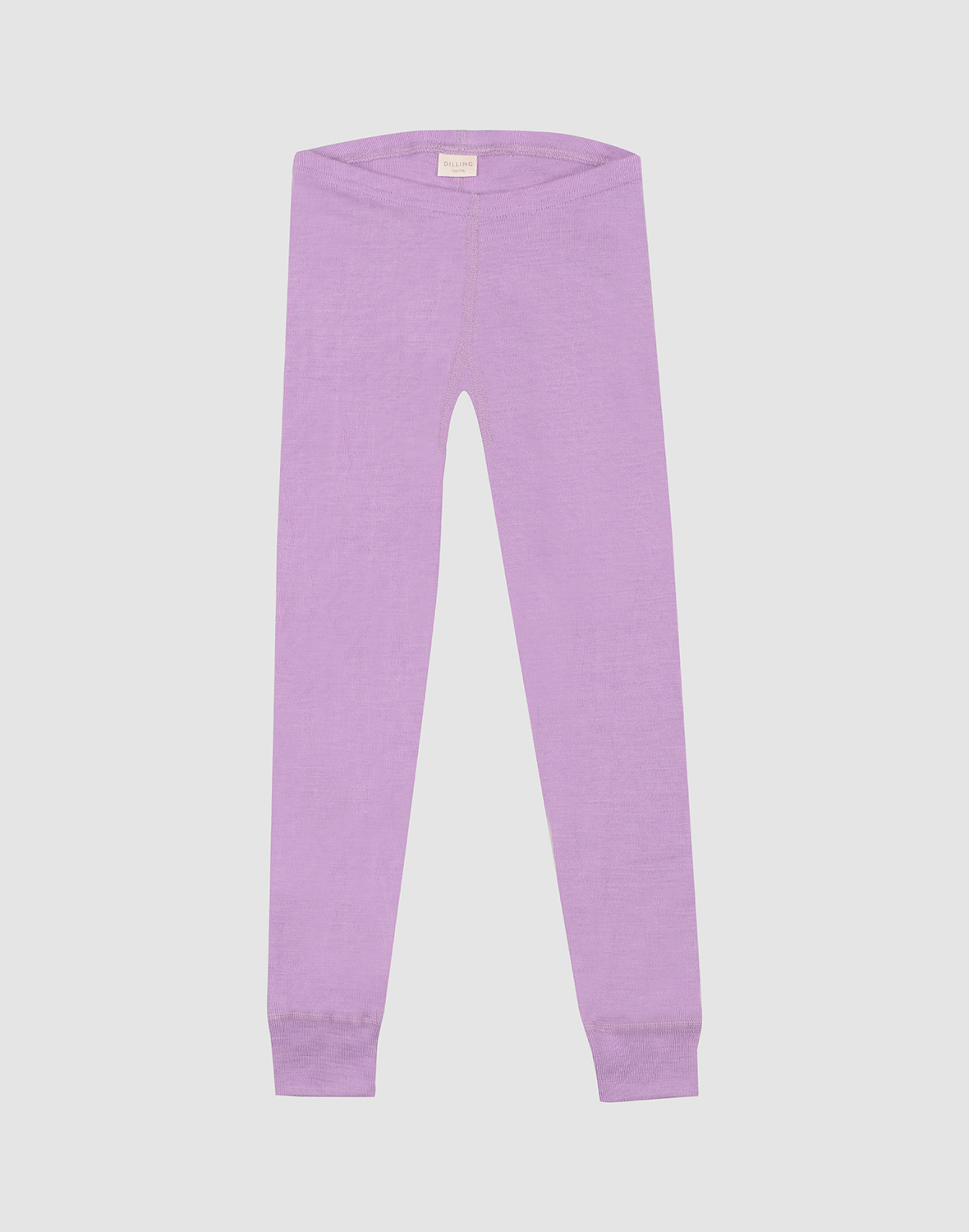 Leggings i merinoull til barn Lilla orkidé