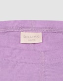 Leggings i merinoull til barn Lilla orkidé