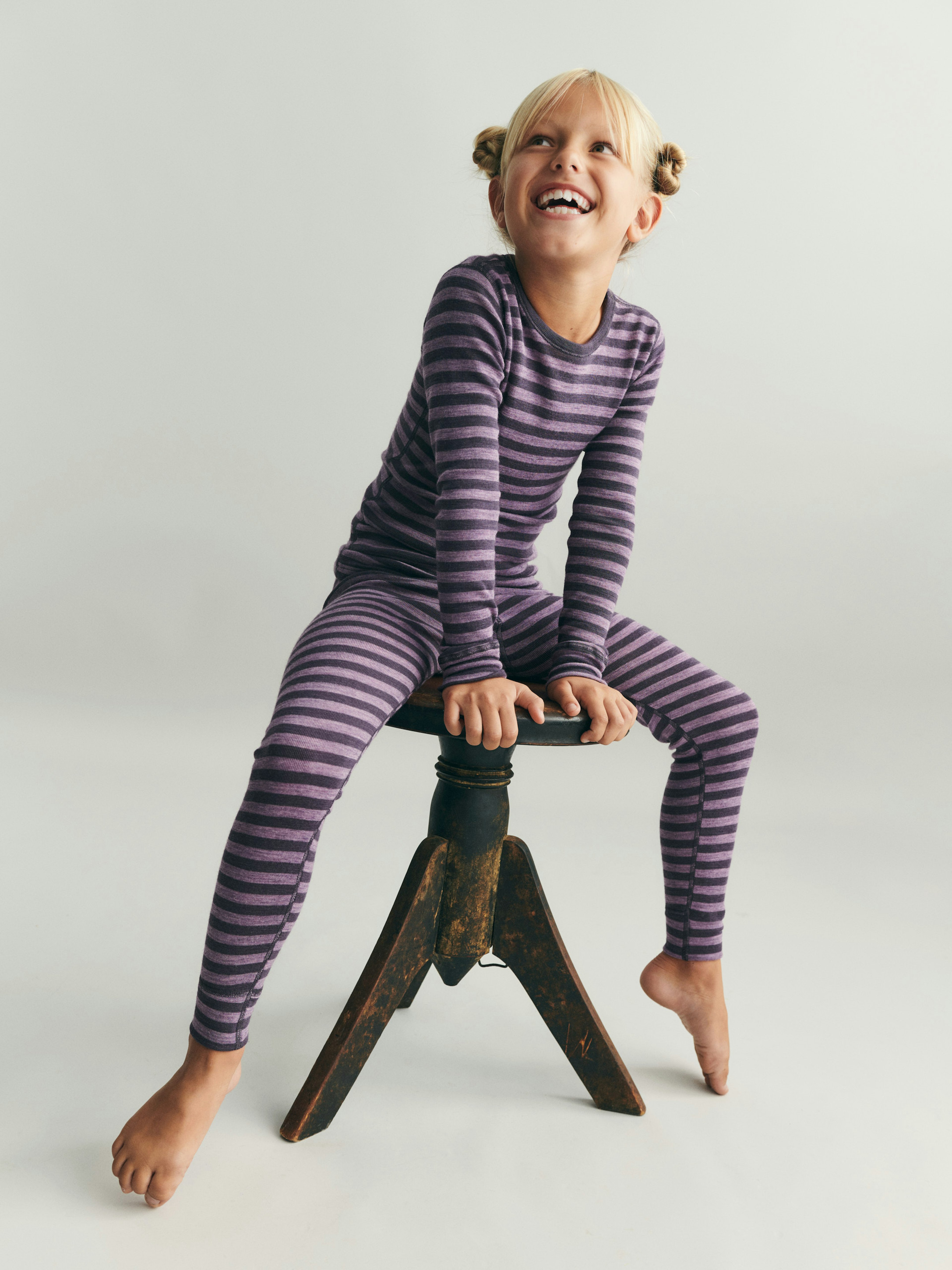 Sous-vêtement Thermique Enfant Legging En Laine Mérinos Bio Pour Enfant - Confort Thermique Toute L'année Vêtement Bio Sans Démangeaisons