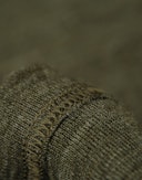 Children's merino wool long sleeve top Dark green melange