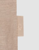 Långärmad topp i merinoull för barn Beige melange