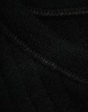 Tanktopp i merinoull til barn Svart