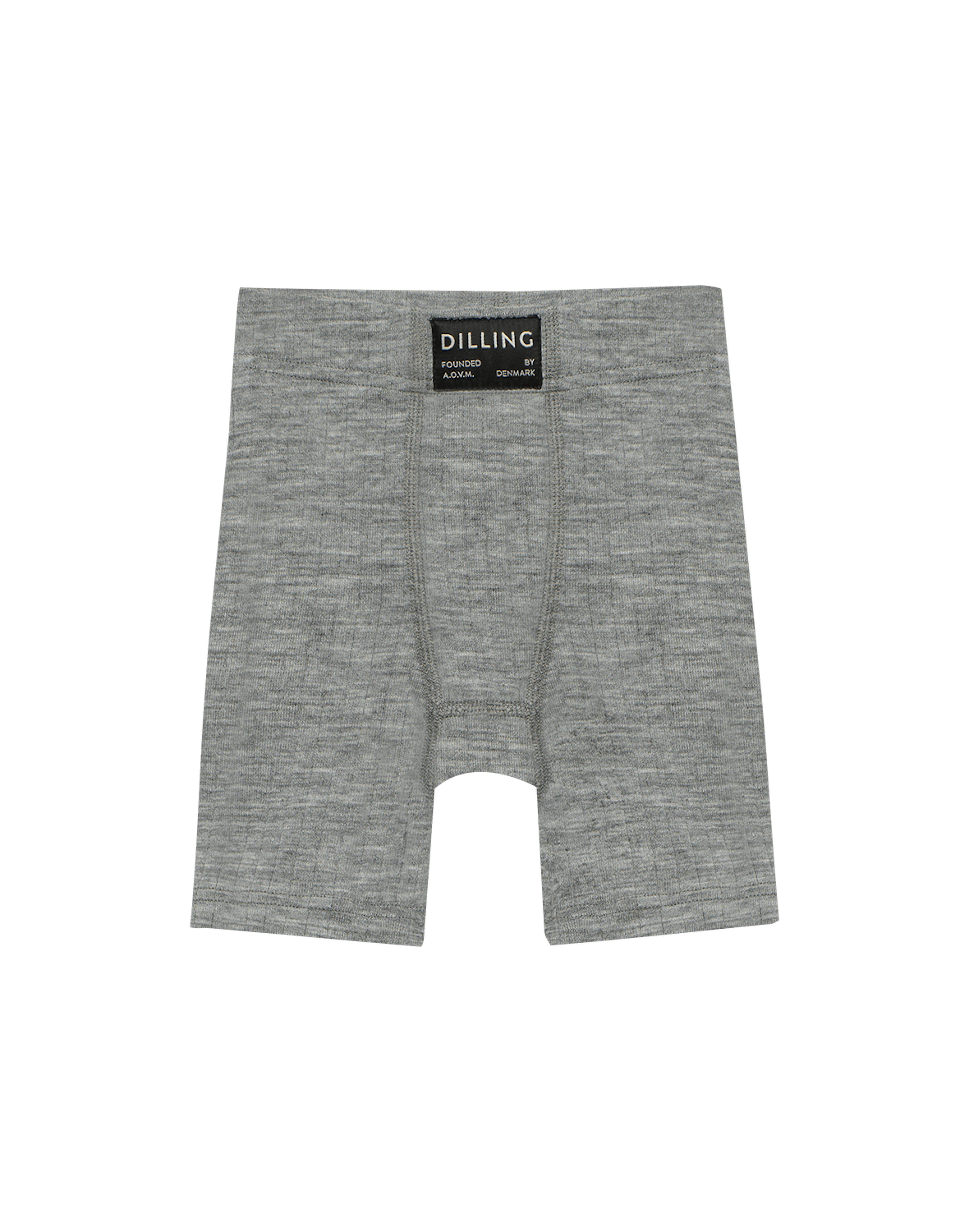 Boksershorts i merinoull til barn Gråmelert