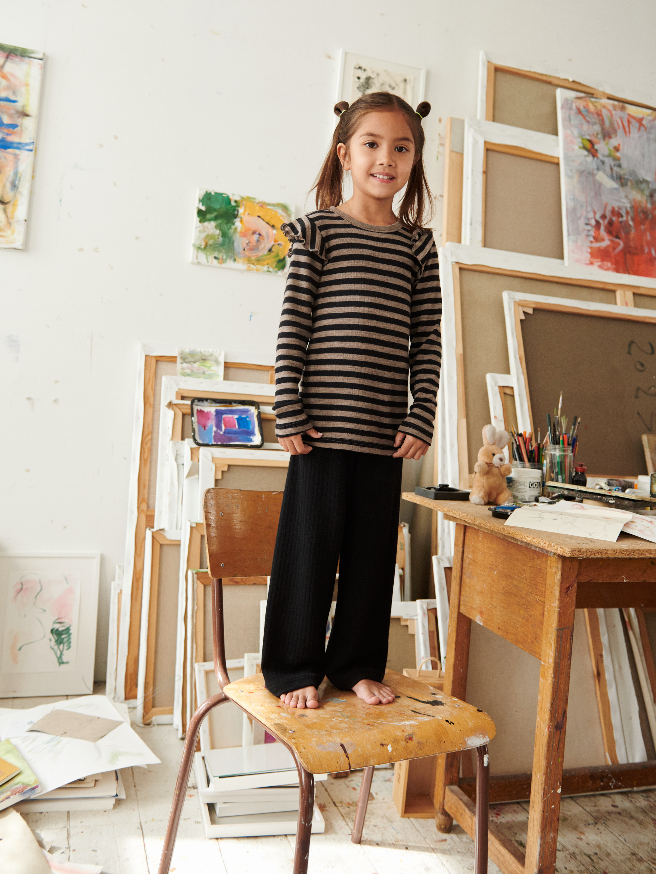 Pants with straight leg 1