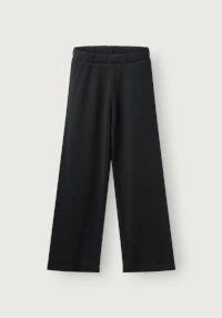 Children's merino wool wide-leg trousers