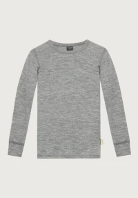 Ribbestrikket langermet topp til barn