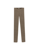 Leggings i merinoull til barn Brunmelert