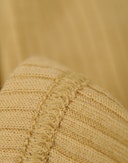 Leggings med rysjekant i merinoull til barn Honning