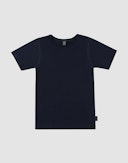 T-shirt van katoen voor kinderen Navy 