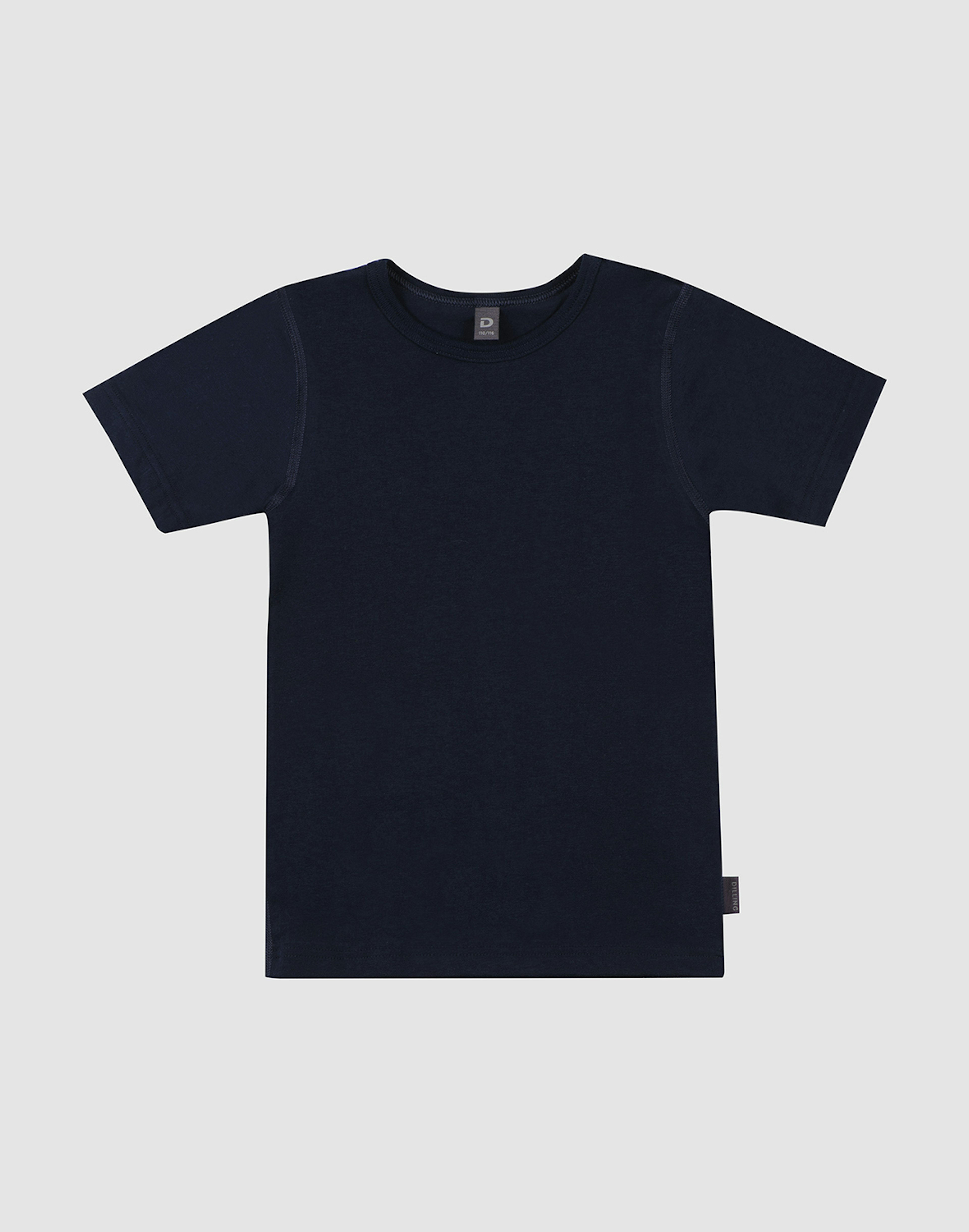 T-shirt van katoen voor kinderen Navy 