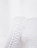 String met hoge taille van katoen voor dames Wit