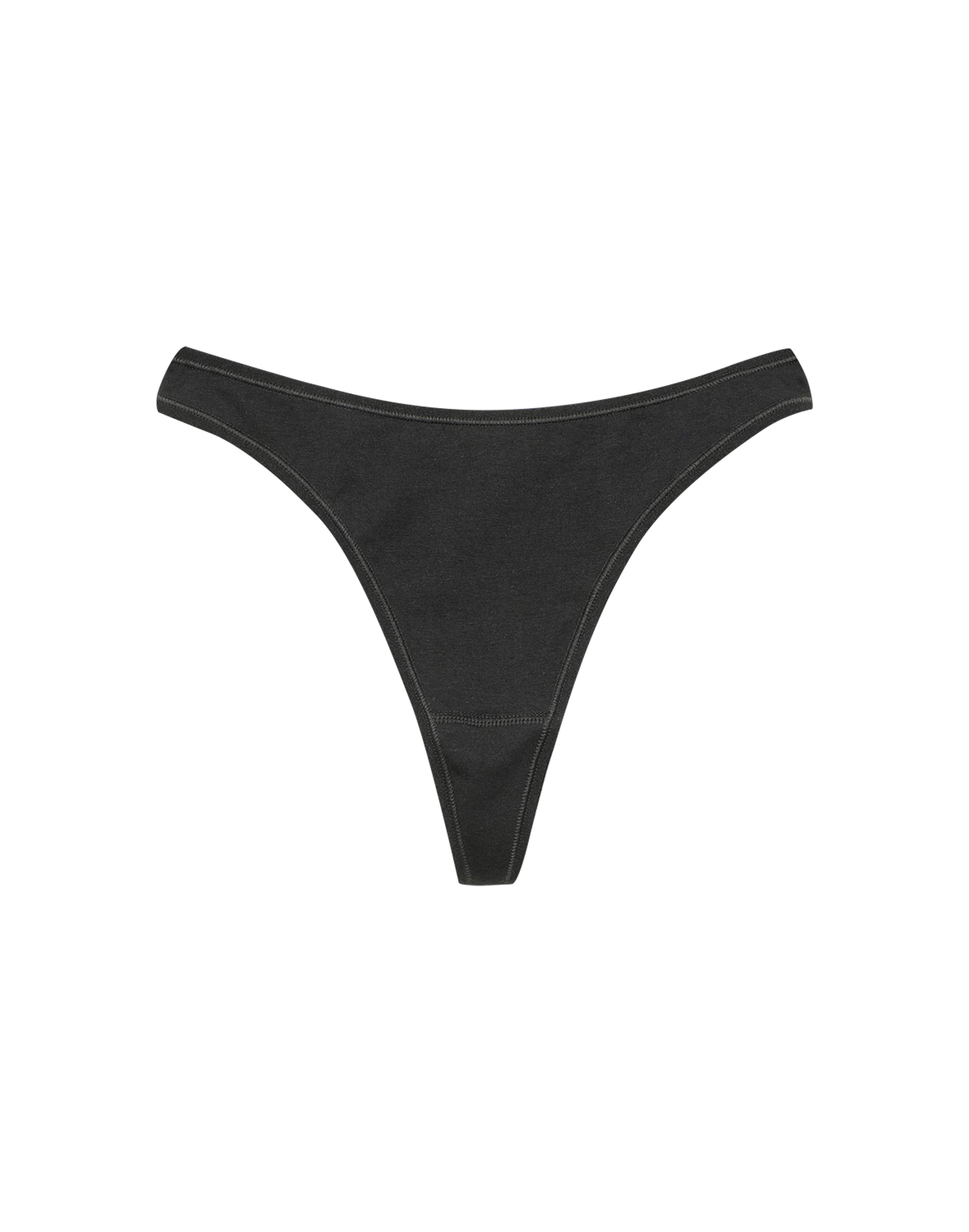 String a taille haute en coton pour femme
