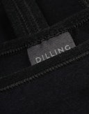 String met hoge taille van katoen voor dames Zwart