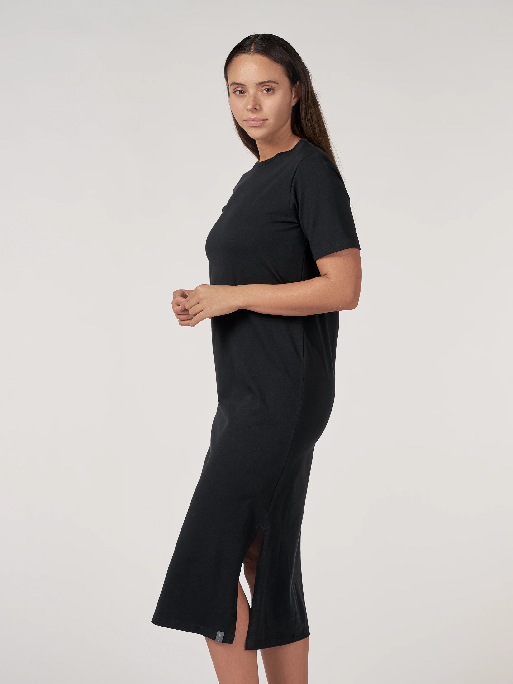 Womens T-shirt dress in cotton Womens T-shirt dress in cotton