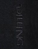 Dam-T-shirt med långa ärmar Ekologisk bomull/elastan Svart