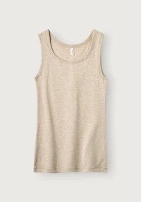 Tanktopp i bomull til dame