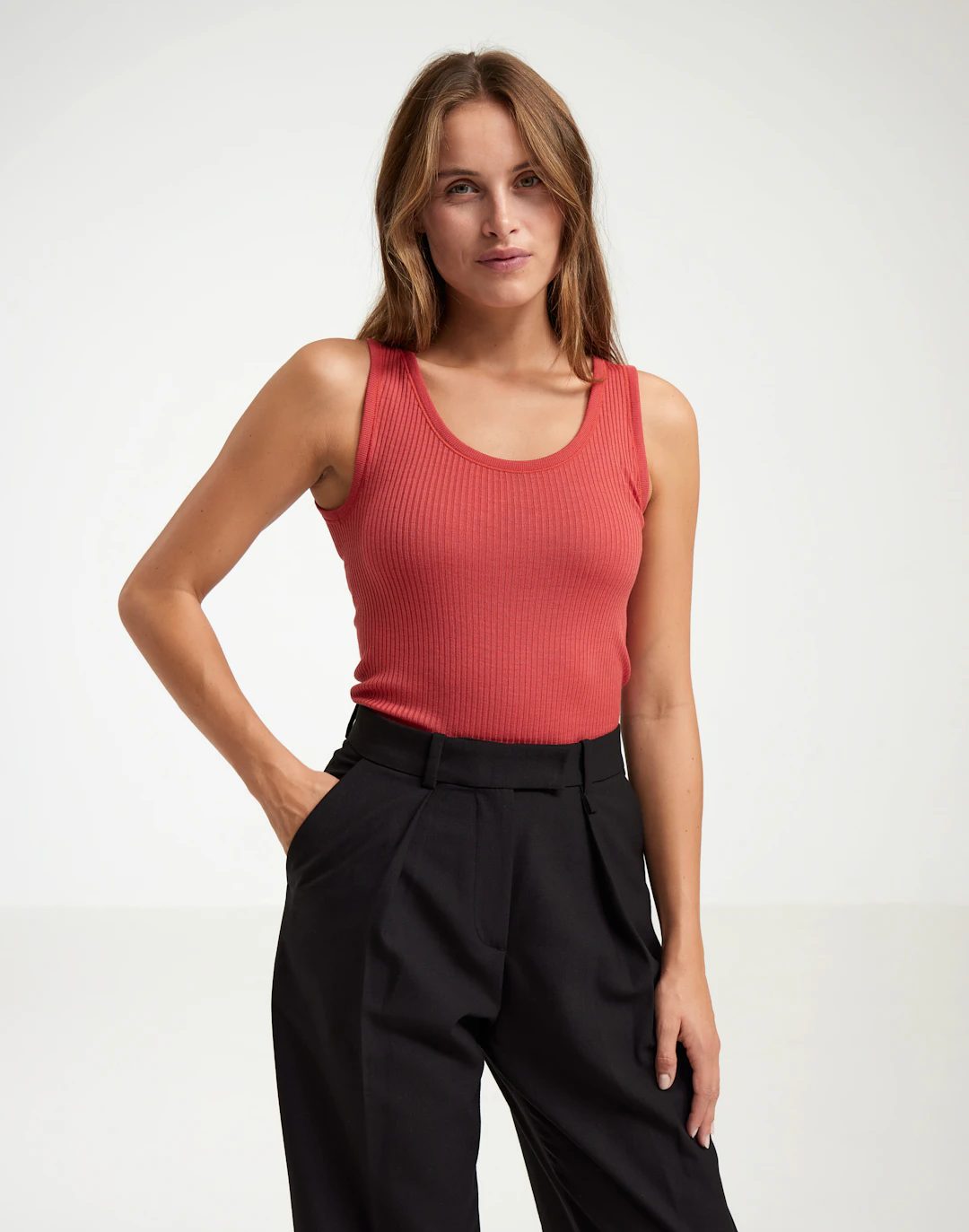 Water-soluble Wool Tank Top main image 1
