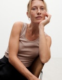 Tanktopp i merinoull til dame Vintage-ballerina