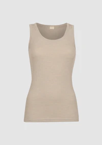 Tanktopp i merinoull til dame