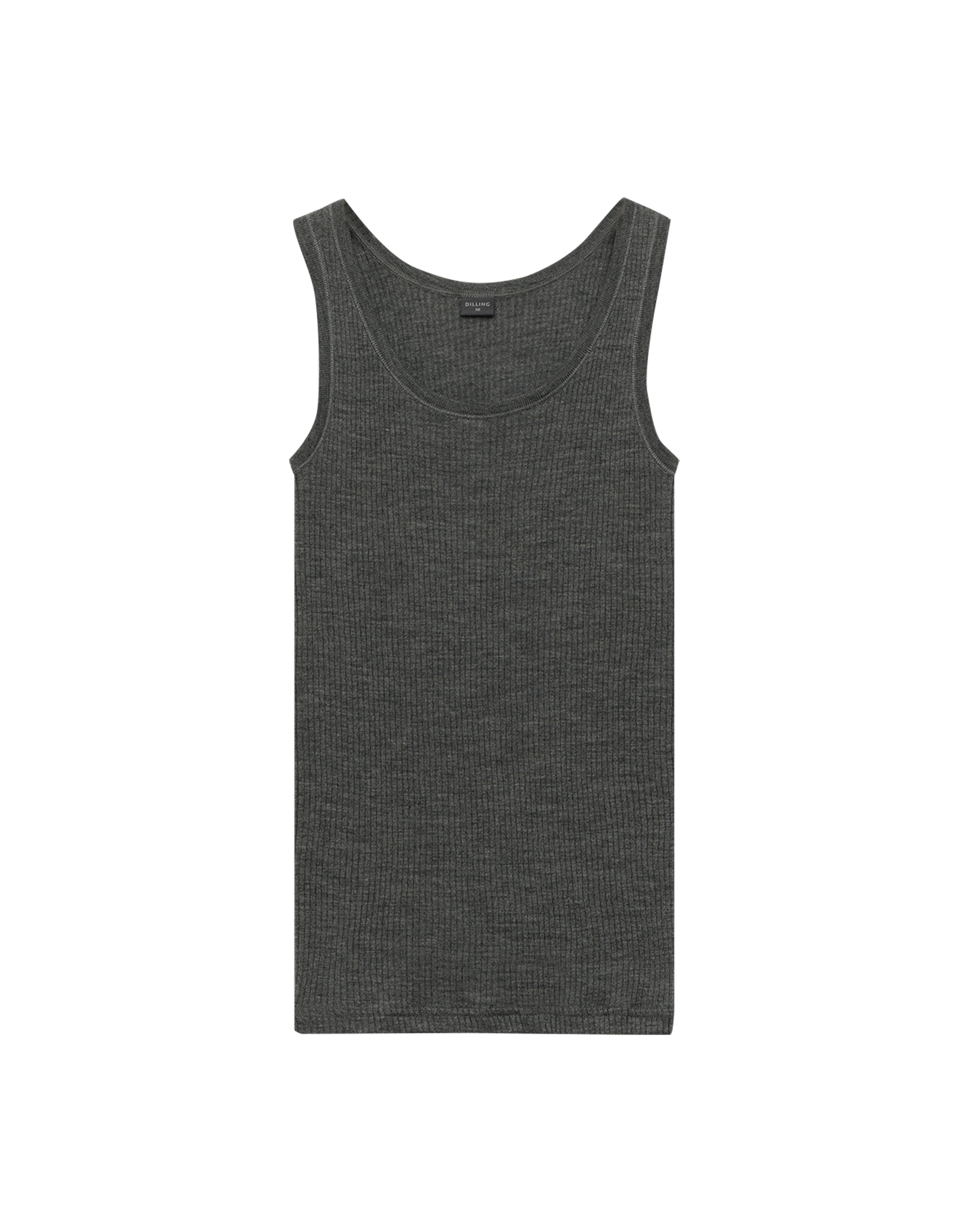 ヒアネス DRY WOOL TANK(WOMEN) Women's merino wool tank top in Blue wild rye - $40.99 - Dilling