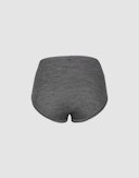 Women's merino wool midi briefs Dark grey melange