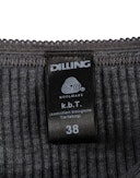 Women's merino wool midi briefs Dark grey melange