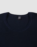 Shirt van merinowol voor dames Donker marineblauw