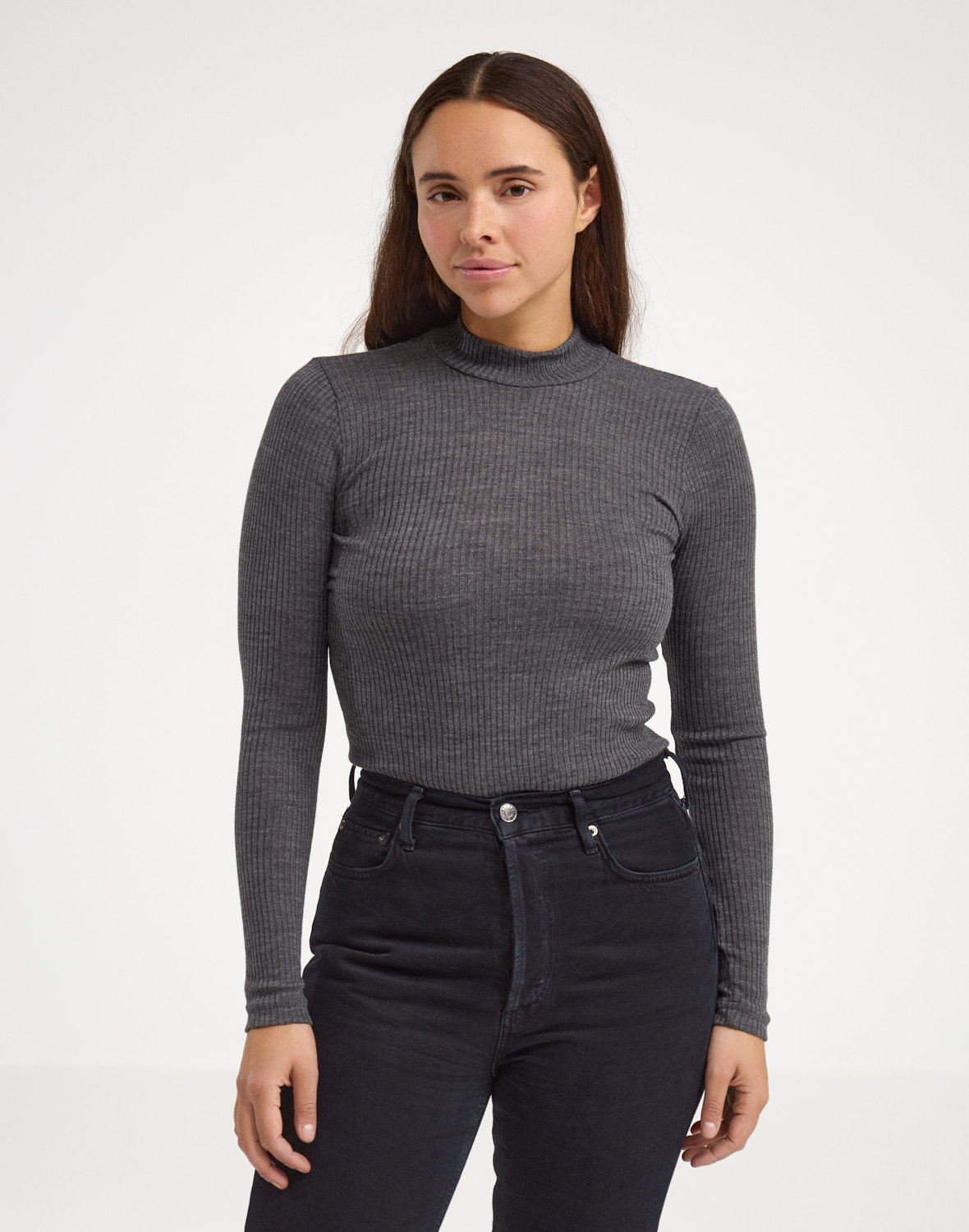 Women's merino wool high neck top - $79.99 - Dilling