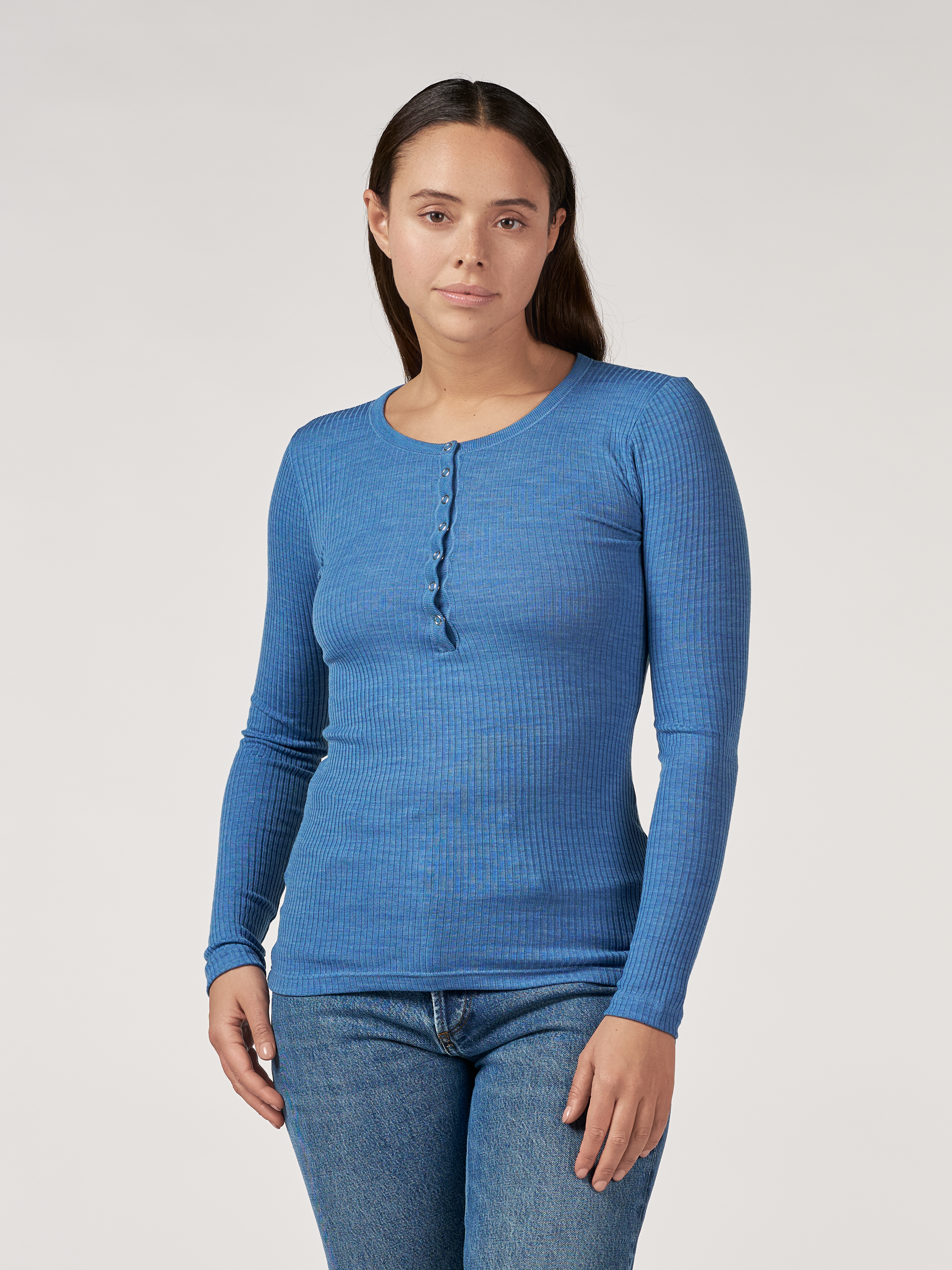 Langermet Henley-topp 2