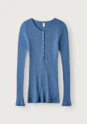 Langermet Henley-topp