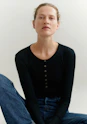 Langermet Henley-topp