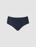 Women's merino wool midi briefs Navy blue